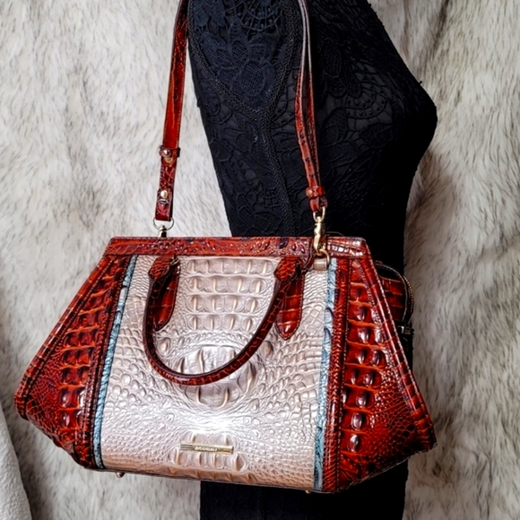 ☆ Brahmin Designer 3in1 Satchel Shoulder Purse NWT - Picture 2 of 15